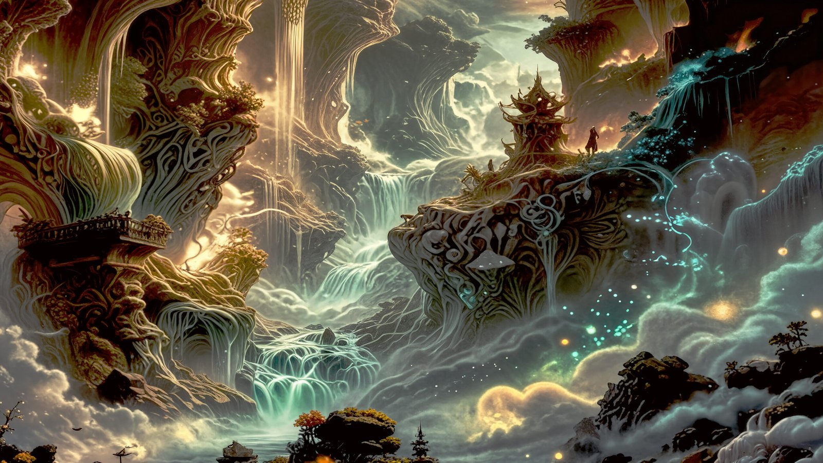 celestial waterfalls